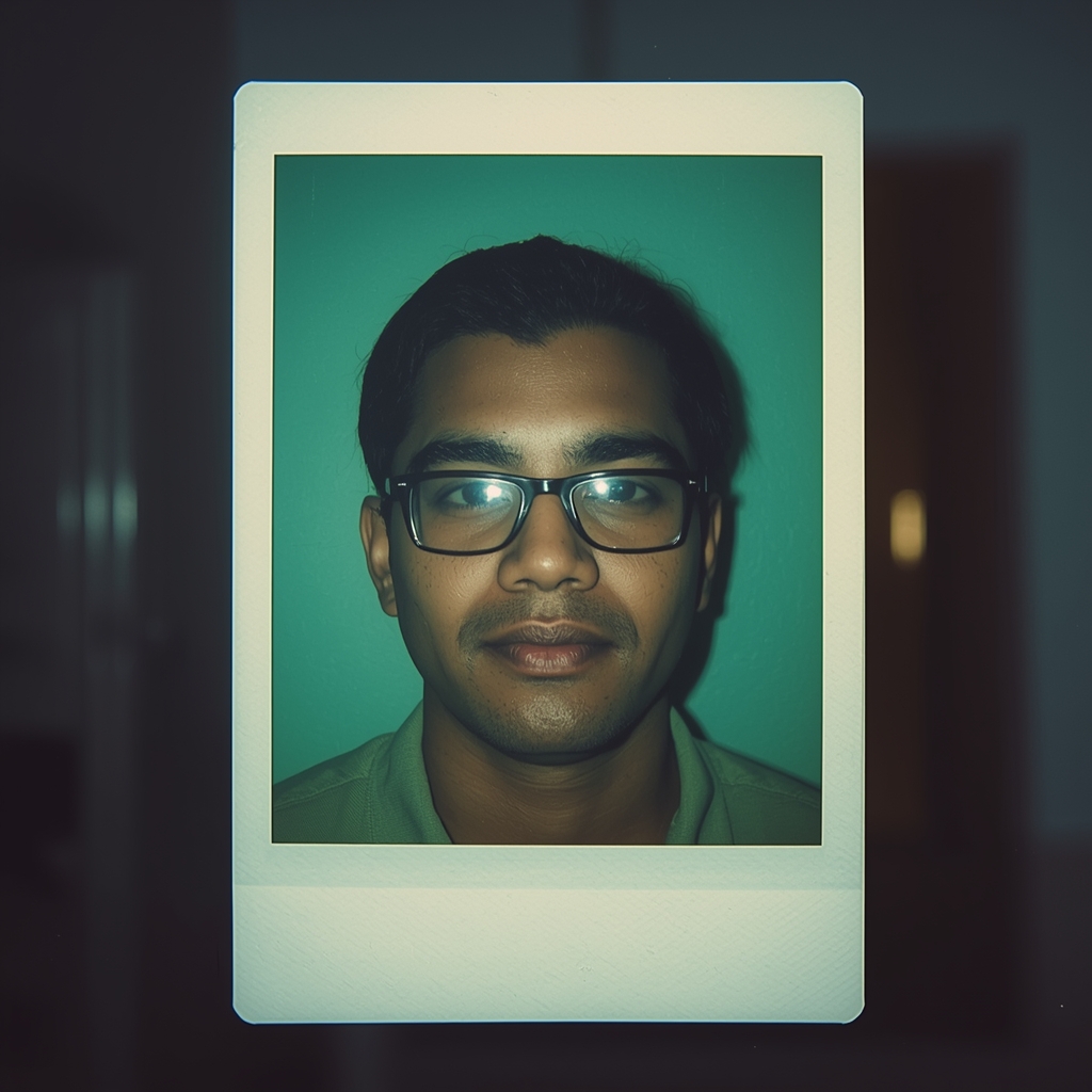 Incorrect green card photo example