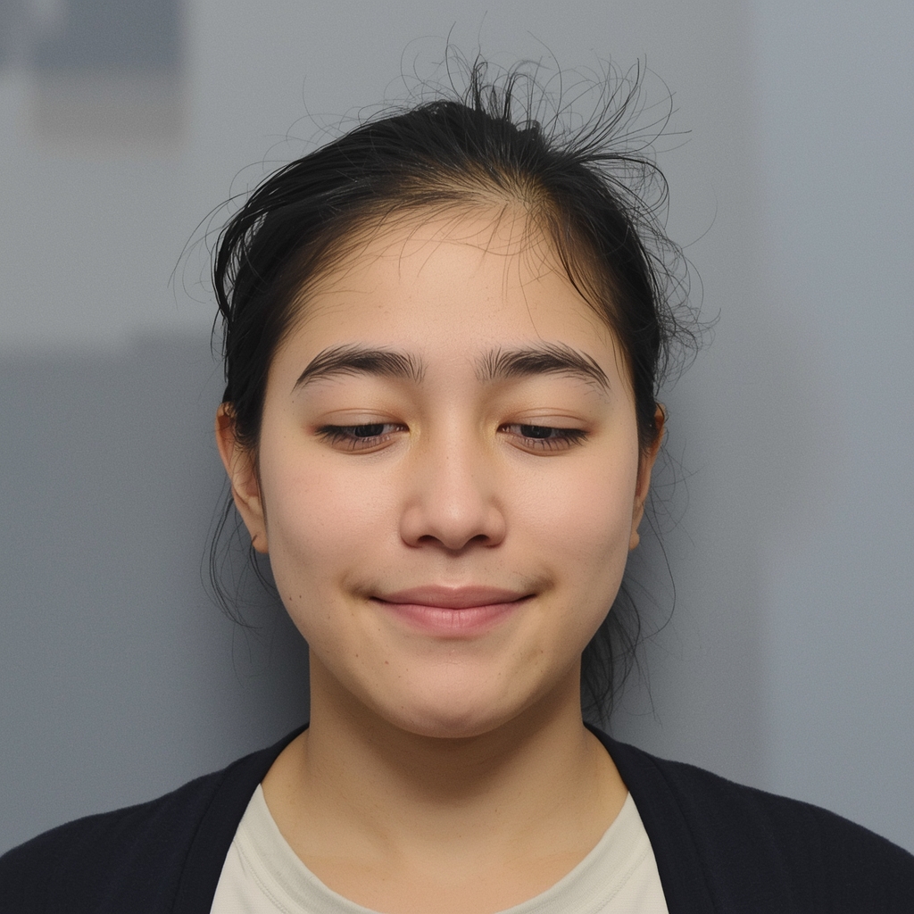 Incorrect passport photo example